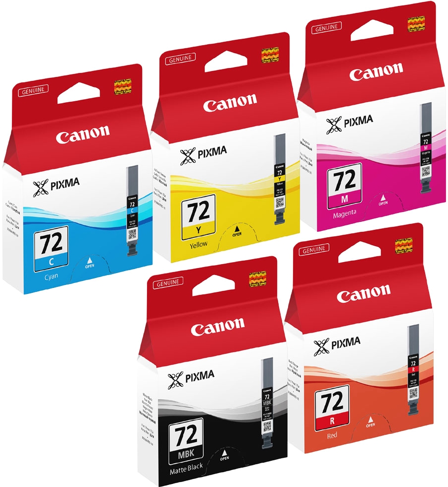 Canon D39origine Canon Pixma Pro 10 cartouche d39encre PGI 72 6402 B 009 multicolor multipack pack de 5 contenu 5x14ml