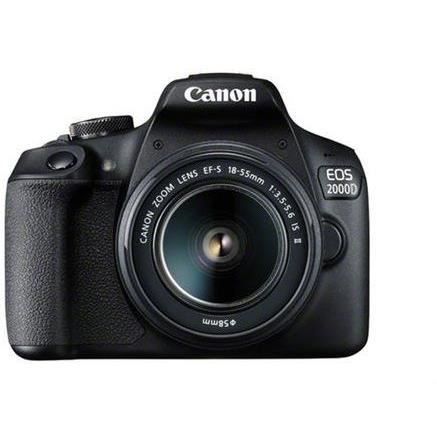 Canon Eos 2000d Appareil Photo Reflex 24,1 Mpx + 2 Objectifs Ef-s 18-55 Is Ii & Ef 50mm F/1,8 Stm