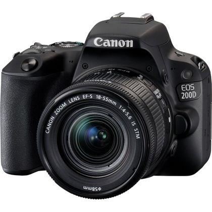 Canon Eos 200d Noir + Ef-s 18-55mm F/4-5,6 Is Stm