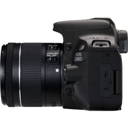 Canon Eos 200d Noir + Ef-s 18-55mm F/4-5,6 Is Stm