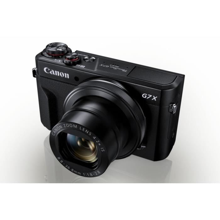 Appareil Photo Numerique Compact Canon G7x Mkii Powershot 20 Mpx - Noir