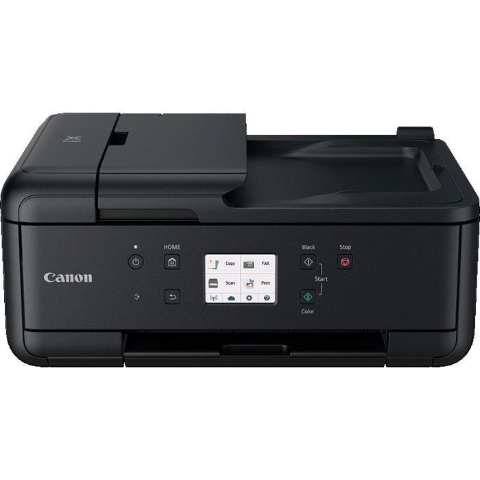 Canon Imprimante Jet Dencre Pixma Tr7550 Multifonction 4 En 1 Noire - Wifi - Ethernet - Couleur - A4