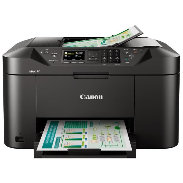Imprimante Multifonction Canon Maxify Mb2150 Jet Dencre Professionnel Couleur Wifi Noir