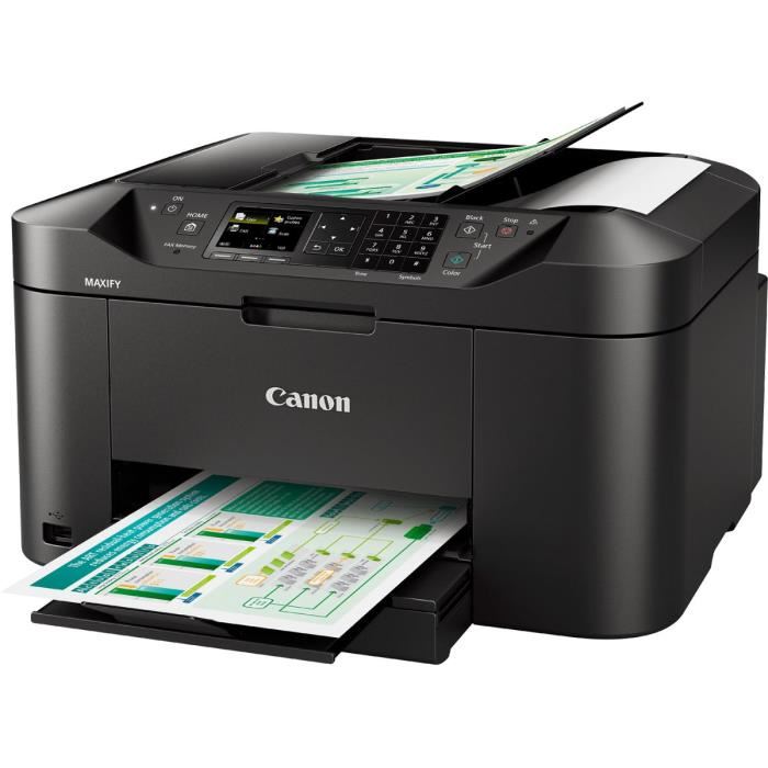 Imprimante Multifonction Canon Maxify Mb2150 Jet Dencre Professionnel Couleur Wifi Noir
