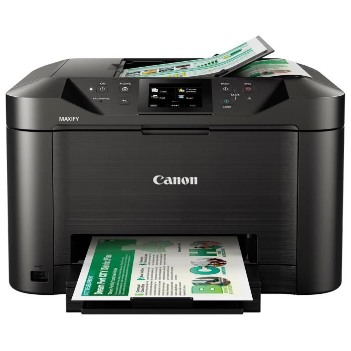 Canon Imprimante Multifonction 4 En 1 Maxify Mb5150 Jet Dencre Couleur Ecran Tactile 35 Rectoverso Wifi A4