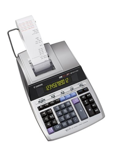 Calculatrice Imprimante Canon MP1211-LTSC - 12 chiffres - LCD - 334,0 mm x 219,0 mm x 74,5 mm - Argent Metallise