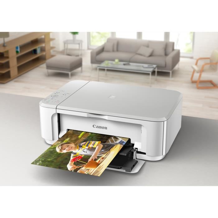 Imprimante Multifonction Jet Dencre Canon Pixma Mg3650s - Blanche - Wifi - Impression Copie Numerisation