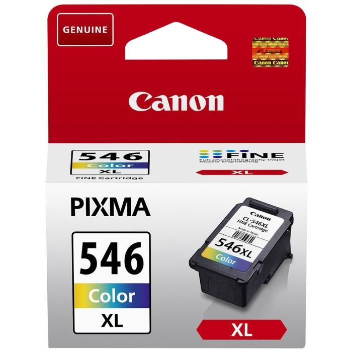 Canon Cl-546xl Cartouche D'encre Authentique Grande Capacite 8288b001 - 3 Couleurs