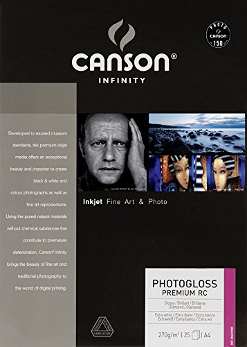 Canson Papier Photo Infinity Rc A4 270g 25 Feuilles Photoglo