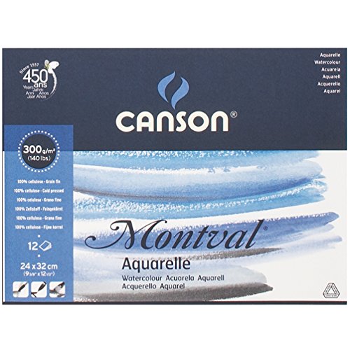 Canson Montval - Bloc 12 Feuilles Papier...