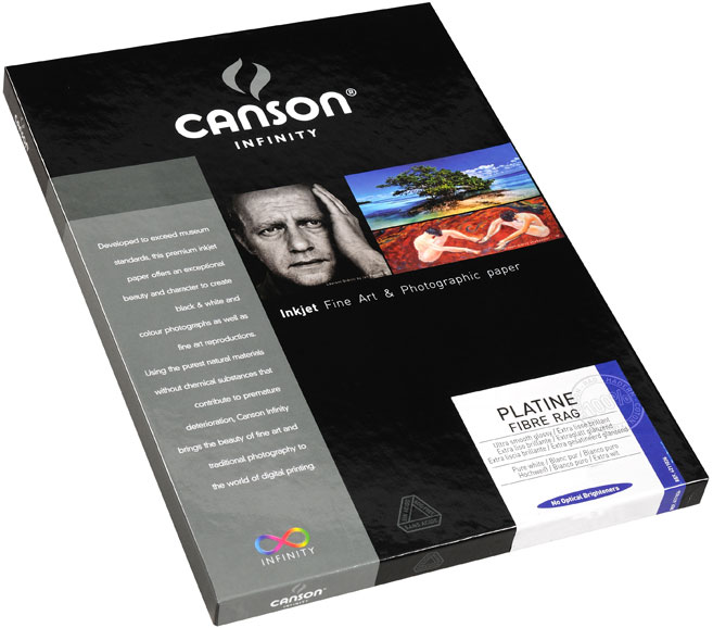 Canson Papier Photo Infinity Platine Fibre Rag A3 310g 25 Feuilles