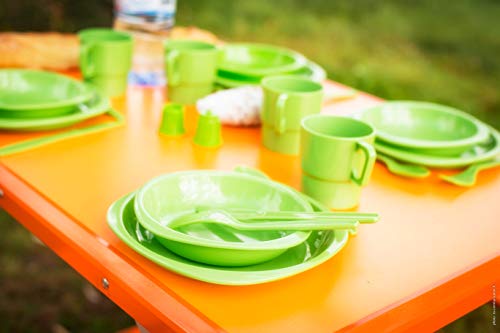 Set Pique Nique 4 Personnes Cao Camping Vert Artisanal