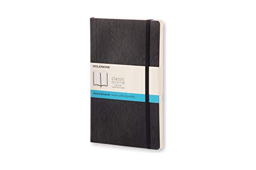 Moleskine Notebook Quadretti Puntinato Large Black Nero Soft