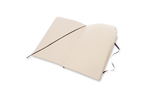 Moleskine Notebook Quadretti Puntinato Large Black Nero Soft