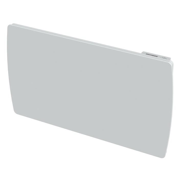 Radiateur a inertie Ceramique Verre Blanc LCD 1500W - Cayenne