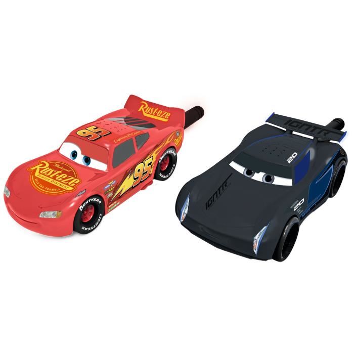 Talkie-walkie Cars 3 - Imc Toys - Gris Et Rouge - Antennes Flexibles De Securite