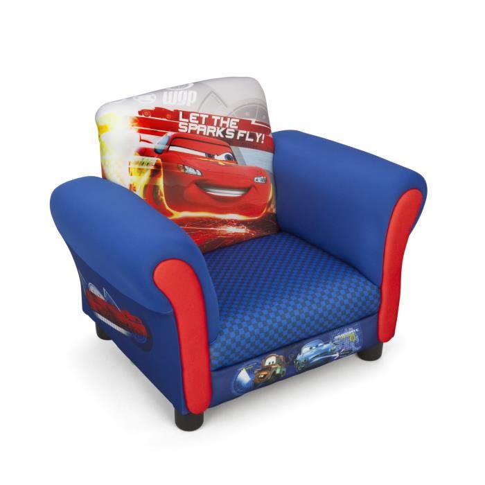 Cars Fauteuil Chesterfield Enfant Bleu Et Rouge