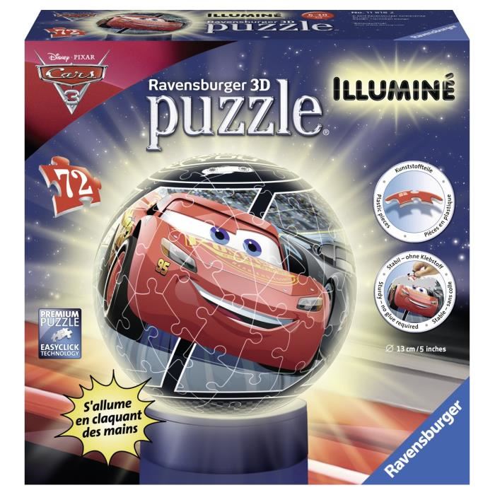 Ravensburger Puzzle 3d Avec Led Cars 3