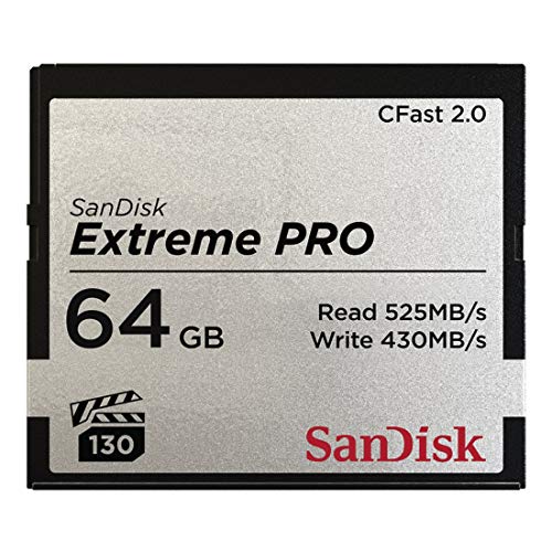 Sandisk Extreme Pro - Carte Memoire Flash - 64 Go - Cfast 2.0
