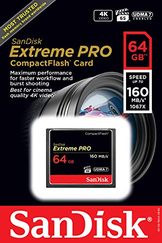Sandisk Extreme Pro 64 Gb 160 Mb/s Compa...