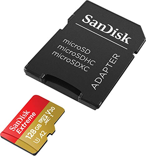 Sandisk Extreme Microsdhc 128gb Carte Micro Sd Avec Adaptateur