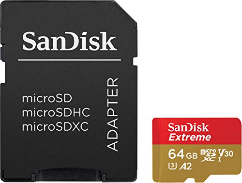 Sandisk Extreme Microsdhc 64gb - Carte Micro Sd Avec Adaptateur