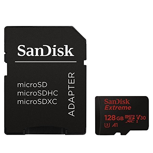 SanDisk Extreme Pro Carte memoire flash adaptateur microSDXC vers SD incluse 128 Go A1 Video Class V30 UHS I U3 667x microSDXC UHS I