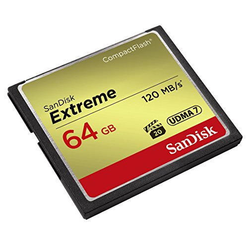 Carte Memoire CompactFlash SanDisk Extreme 64 Go UDMA7 avec une Vitesse de 