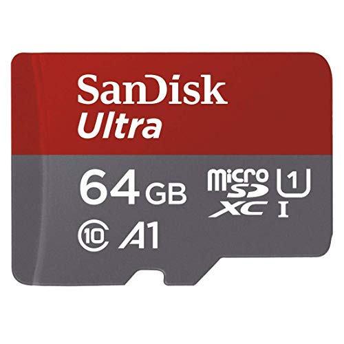 Sandisk Ultra Carte Memoire Flash Adaptateur Microsdxc Vers Sd Incluse 64 Go A1 Uhs Class 1 Class10 Microsdxc Uhs I