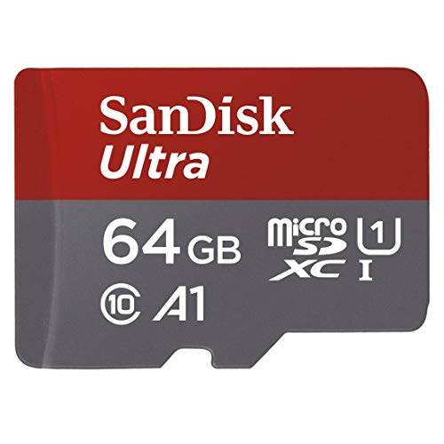 Sandisk Ultra Carte Memoire Flash Adaptateur Microsdxc Vers Sd Incluse 64 Go A1 Uhs Class 1 Class10 Microsdxc Uhs I