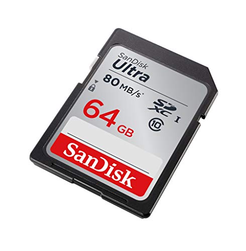 SanDisk Ultra Carte memoire flash 64 Go Class 10 533x SDXC UHS I Garantie de 10 ans
