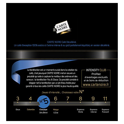 CARTE NOIRE Decafeine Classic 36 Dosettes 250g