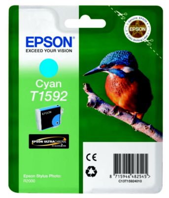 Epson D39origine Epson Stylus Photo R 2000 cartouche d39encre T1592 C 13 T 15924010 cyan contenu 17 ml