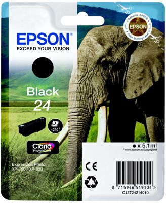 EPSON ELEPHANT 24 BLACK C13T24214022