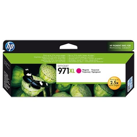 Hp 971xl Cartouche Dencre Magenta Grande Capacite Authentique Cn627ae Pour Hp Officejet Pro X451x476x551x576