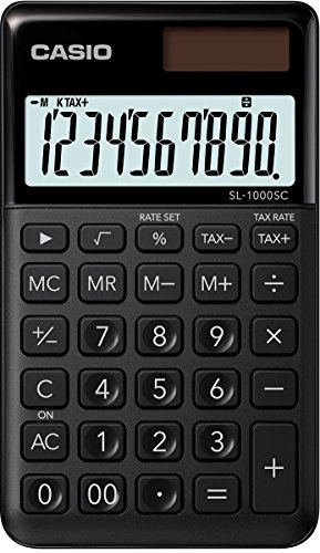 Casio Calculatrice De Poche Sl 1000sc Bk S Ep Noire