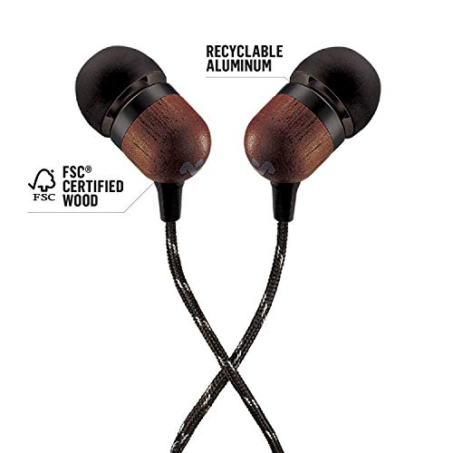 Ecouteur Marley Smile Jamaica Midnight - Intra-auriculaire - Noir - Kit Mains-libres Integre