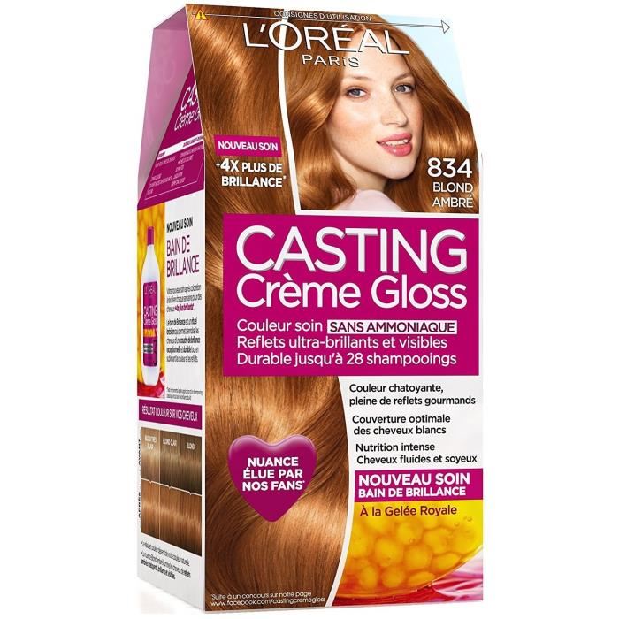 Coloration L'oreal Casting Creme Gloss - Blond Ambre 834