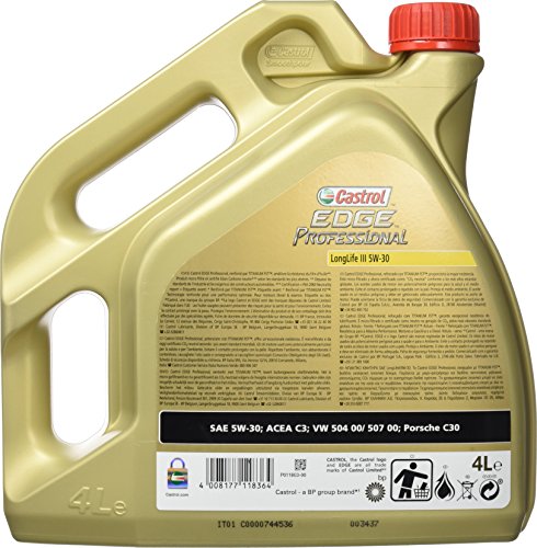 Castrol Edge Professional Titanium Fst Longlife 3 5w-30 4 Litre(s) Bidon