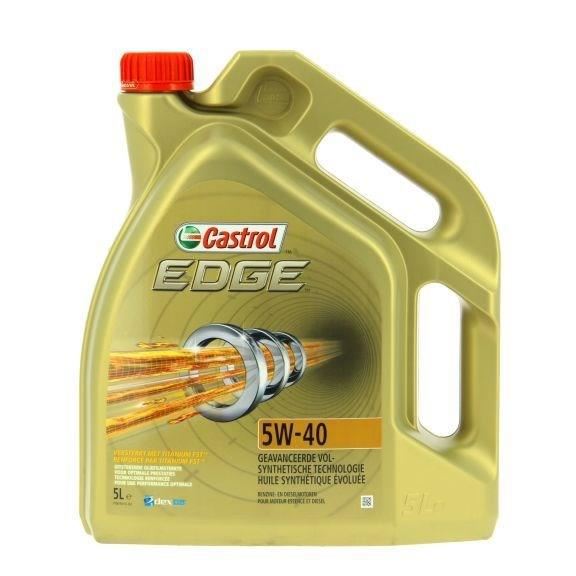 Castrol Huile Moteur Edge 5w-40 - 5 L - Avec Titanium Fst
