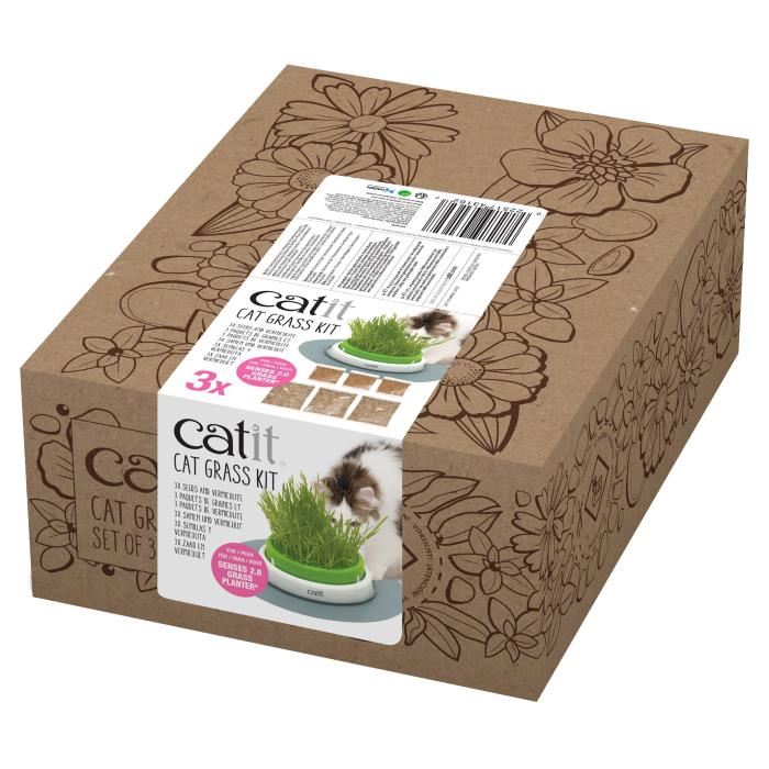 Catit Kit Herbe A Chat 3 Pieces