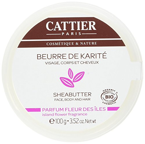 Cattier Beurre De Karite - Parfum Fleur Des Îles - 100 G - Pot 100 G