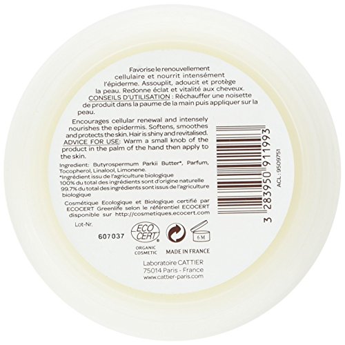 Cattier Beurre De Karite - Parfum Fleur Des Îles - 100 G - Pot 100 G