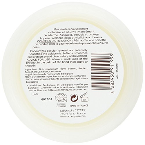 CATTIER Beurre de Karite - Parfum Fleur des Iles - 100 g