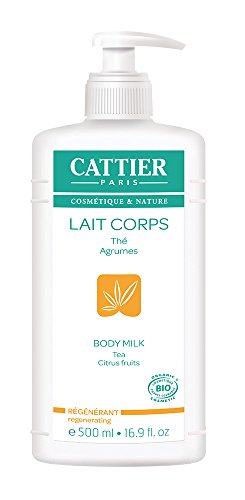 Cattier bio lait corps hydratant the agrumes 500ml