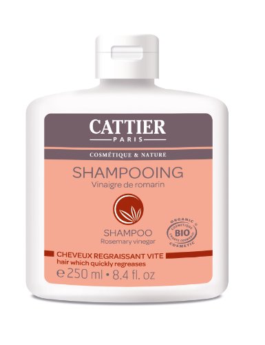 Cattier Shampooing Vinaigre De Romarin Cheveux Regraissant Vite 250ml
