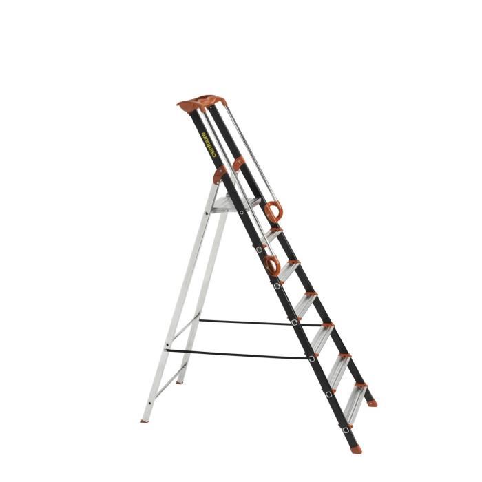 Escabeau Centaure Proup 7 Marches Avec Rampes 340m En Aluminium