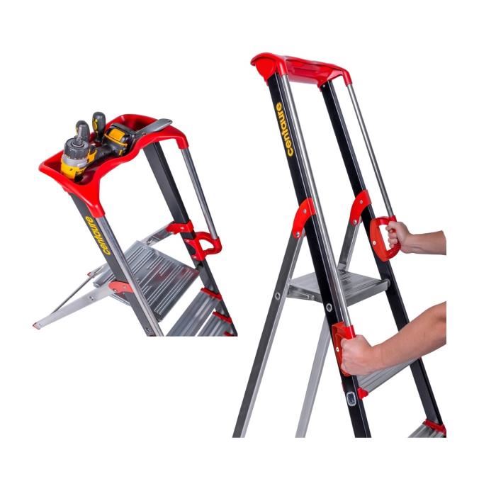 CENTAURE Escabeau PROUP 7 marches avec rampes 340m