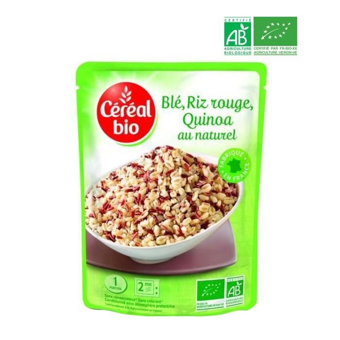 CEREAL BIO Sachet Trio de cereales - Doy ble rouge et quinoa - 220 g