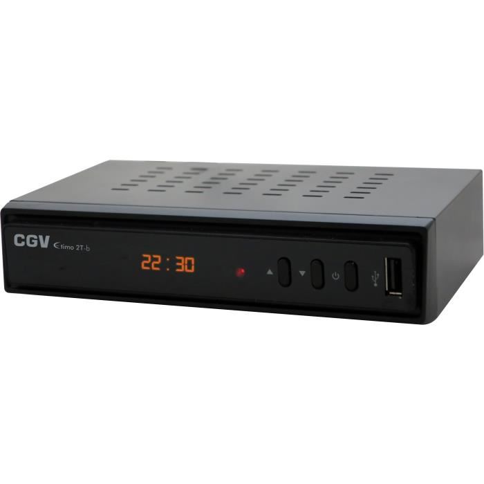 Cgv Etimo 2t-b Recepteur Enregistreur Tnt Hd Double Tuner